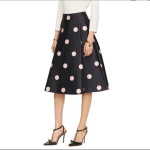 Kate Spade A-line polka dot skirt, NWOT